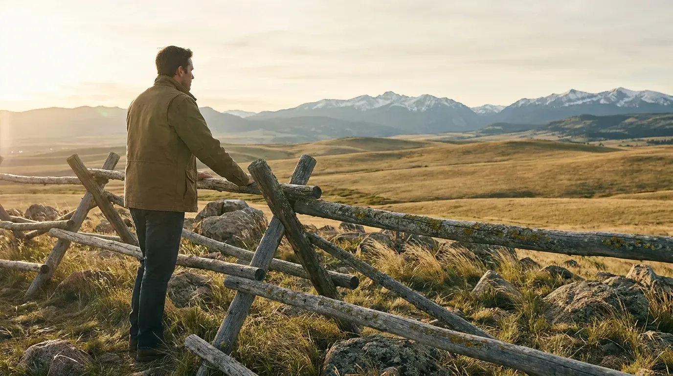 A person overlooking a vast Canadian landscape at sunset, symbolizing future immigration plans.